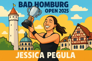 Jessica Pegula Outlasts Iga Swiatek to Capture Bad Homburg WTA 500 Title in Stunning Display of Athleticism