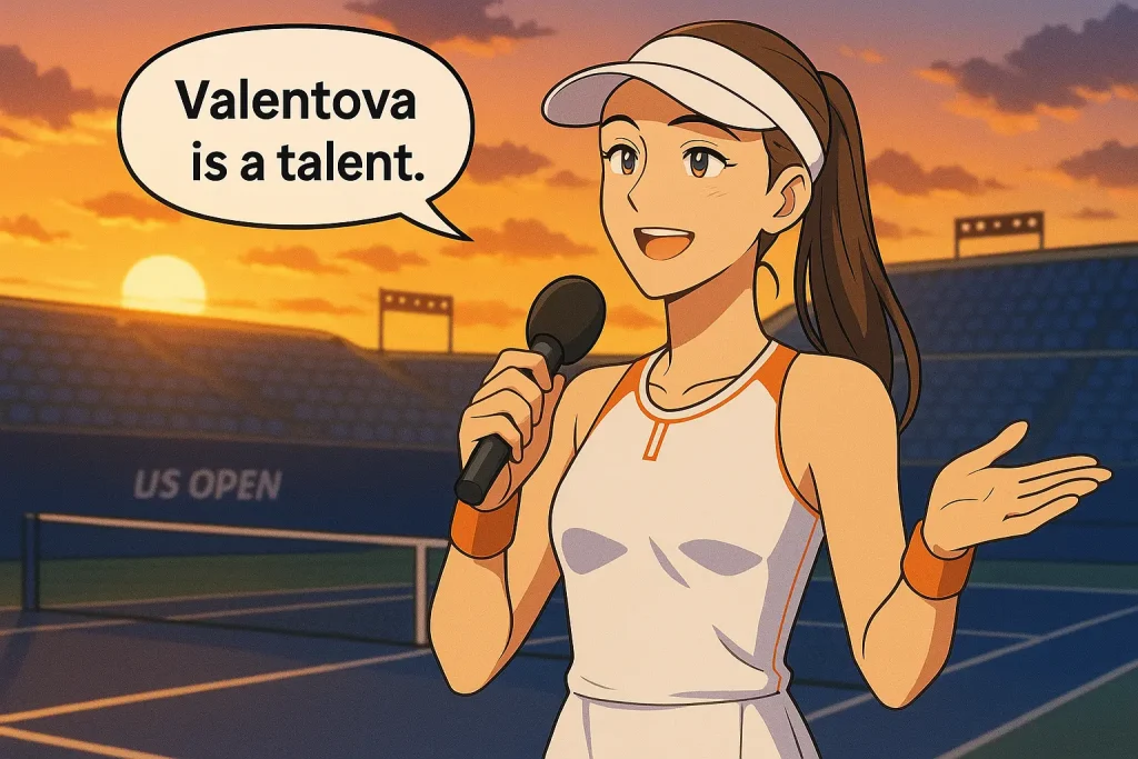 Elena Rybakina rallies past Valentova to reach US Open third round and Raducanu clash