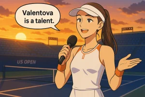 Elena Rybakina rallies past Valentova to reach US Open third round and Raducanu clash