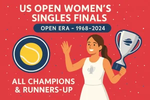 US Open Women’s Singles Champions & Finalists: Full Open Era Winners List (since 1968)
