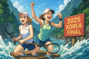 Korea Open 2025 — Super Saturday delivers: Swiatek vs Alexandrova for the title