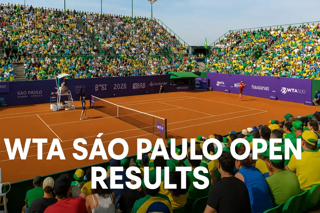 2025 Sao Paulo Open WTA Results Including Qualifiers & Detailed Stats From Quarterfinals to Final