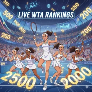 Live WTA Rankings After 2025 Wuhan Open Semifinals