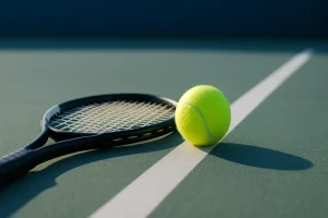 Tennis court header image for WTA 2025 season review featuring year-end analysis of players, rankings and results