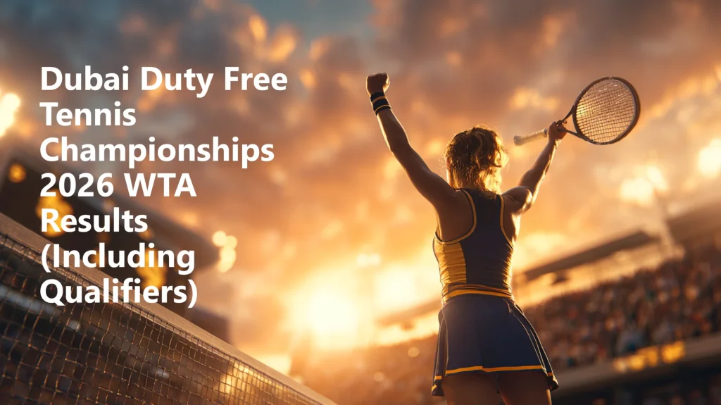 Dubai Tennis Championships 2026 Tournament Centre: Results, Schedule & Daily Key Stats (WTA 1000)