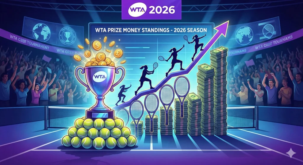 WTA Prize Money Leaders 2026: Jessica Pegula Storms Podium After Dubai Triumph