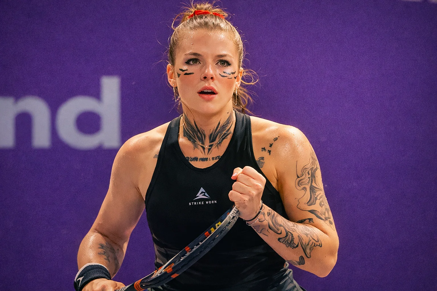 Oleksandra Oliynykova competing in the Iasi Open 2026
