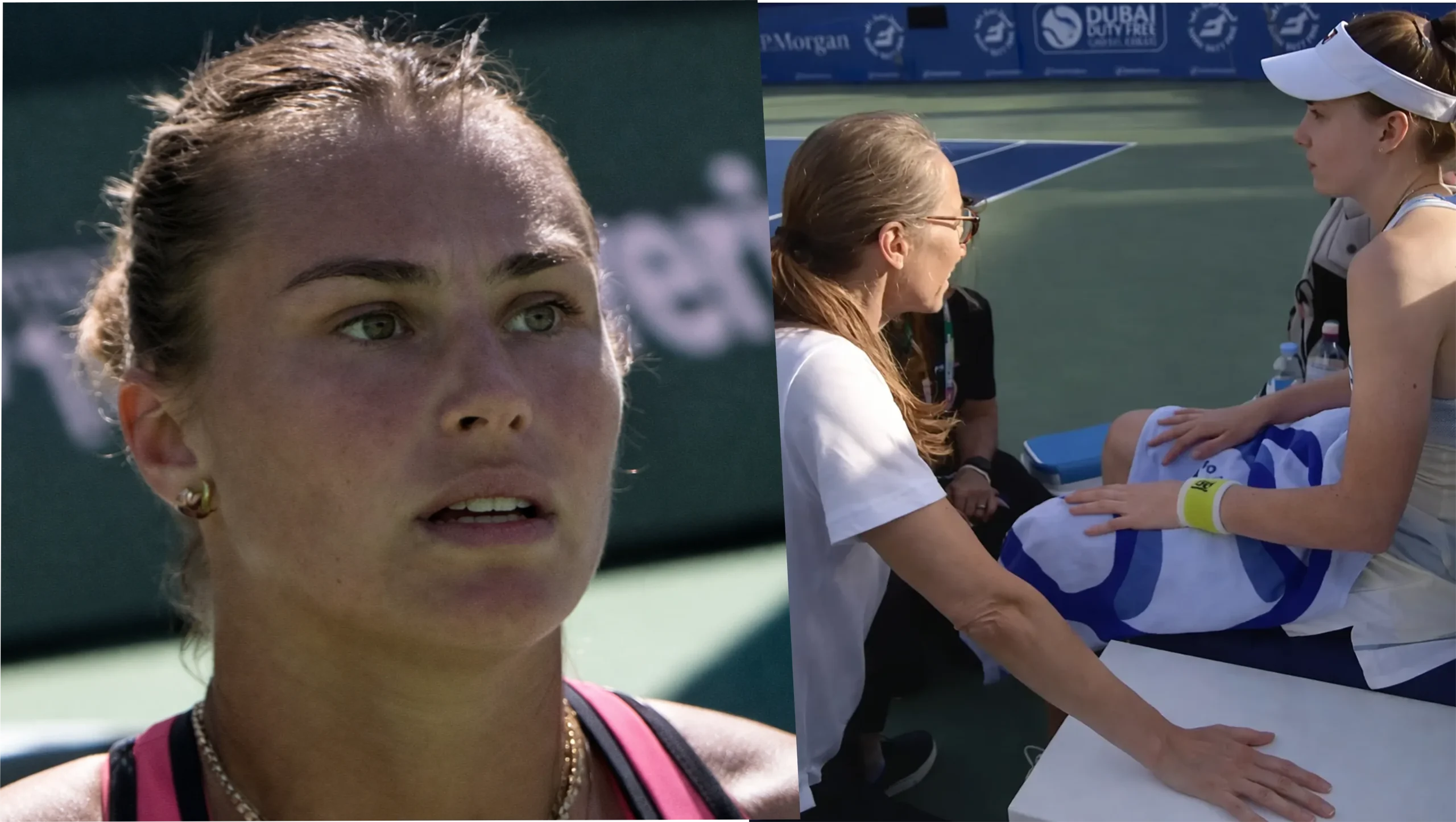 Aryna Sabalenka and Elena Rybakina ahead of the 2026 Indian Wells WTA final at the BNP Paribas Open
