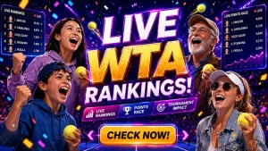 LIVE WTA Rankings 2026