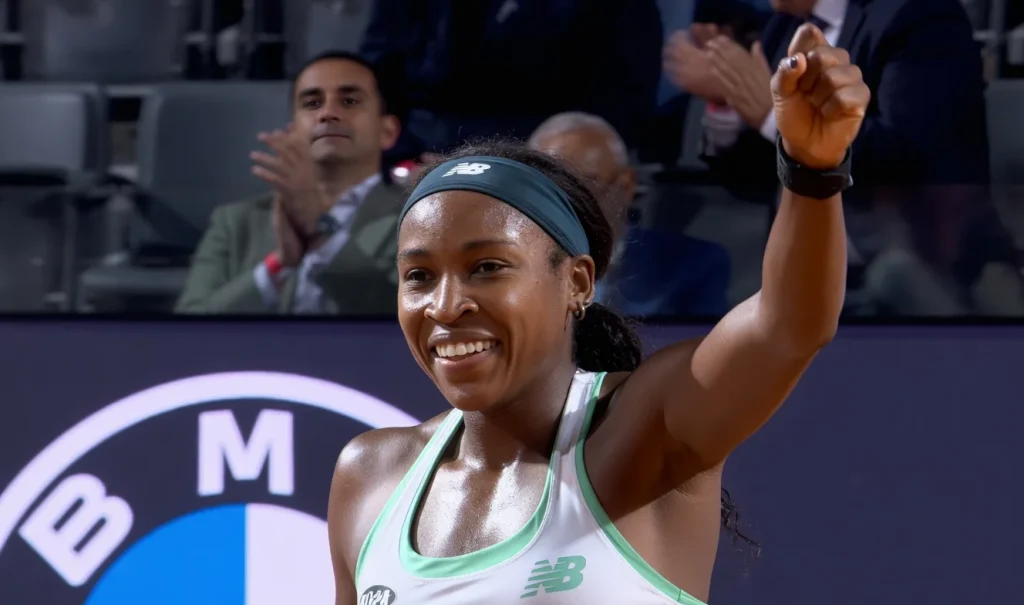 Coco Gauff Survives a Final Game for the Ages to End Mirra Andreeva’s Rome Run
