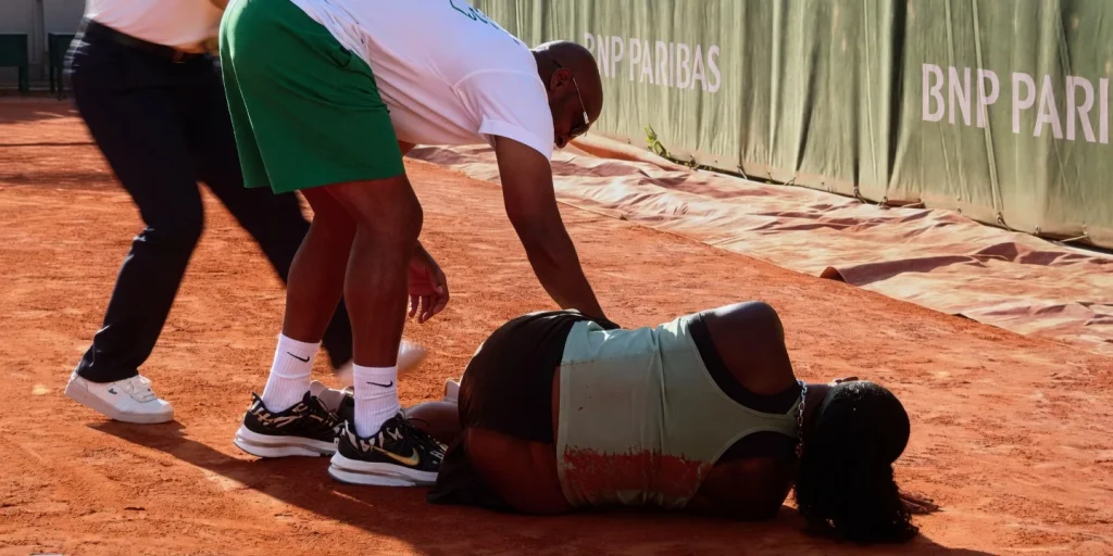 Hailey Baptiste’s Father Rushes From Stands as Horror Roland Garros Injury Ends Breakout Clay Season
