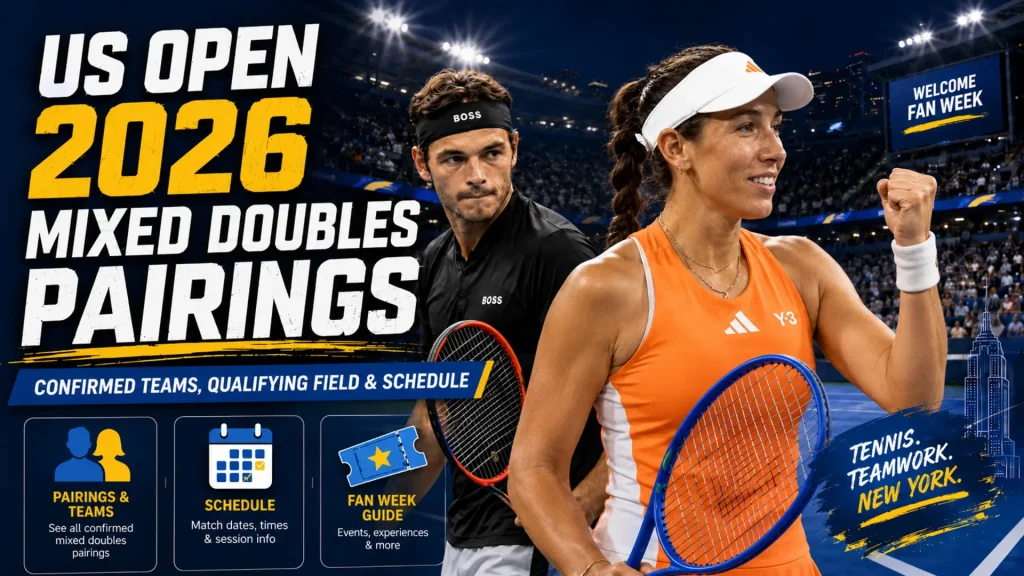 US Open 2026 Mixed Doubles: Confirmed Teams, Qualifying Field & Schedule