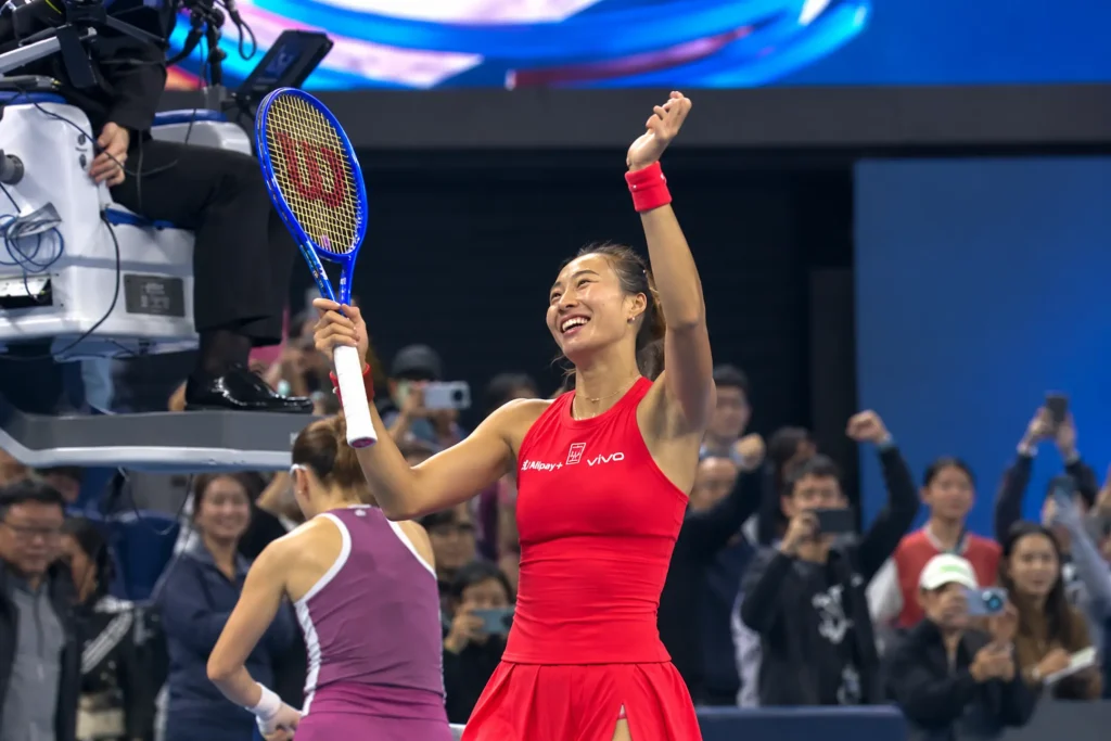 Qinwen Zheng Hammers Past Mertens to Become Beijing’s First Chinese Woman Finalist