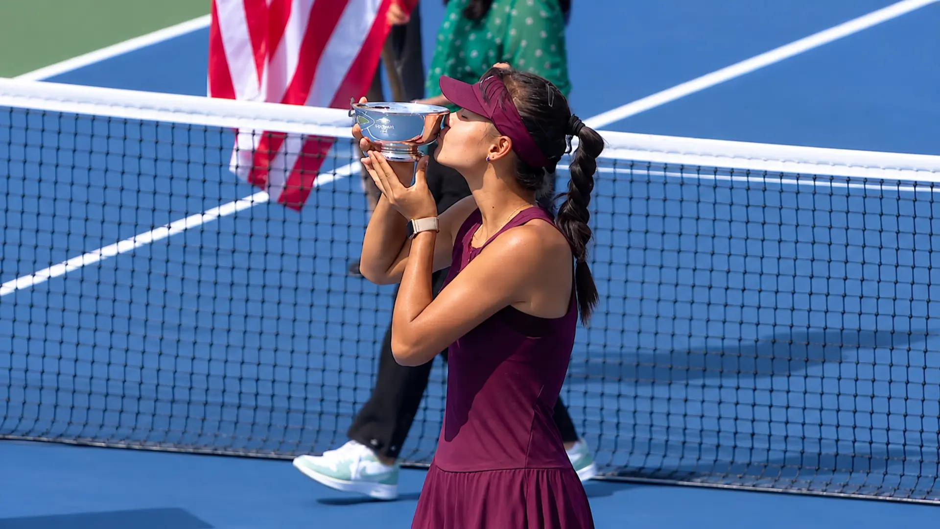 Chinese teenager Sun Xinran, one of the country’s most promising young tennis talents